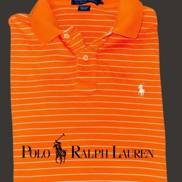 2 Orange Ralph Lauren Men’s Medium Regular Polo - Picture 4 of 10